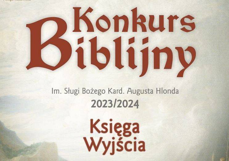 Wojewódzki Konkurs Biblijny - "Księga Wyjścia" grafika