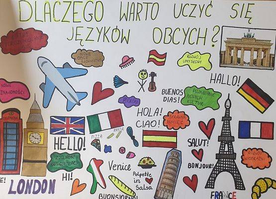 Europejski Dzień Języków  w naszej szkole grafika