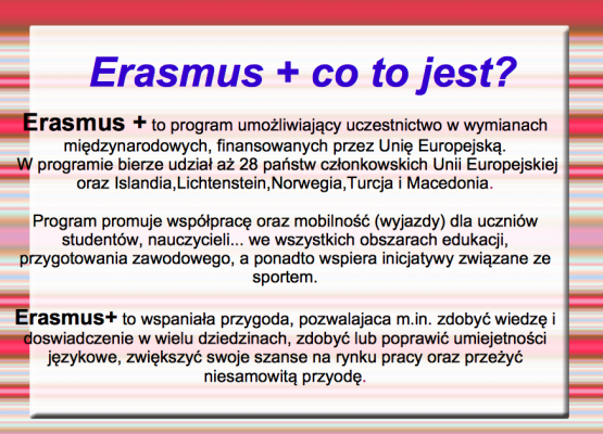 Nasz nowy projekt ERASMUS+ grafika
