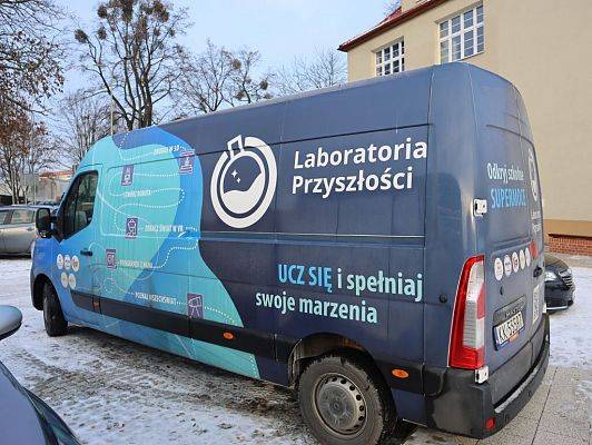 Mobilne Laboratorium Przyszłości z wizytą w naszej szkole