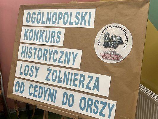 Etap wojewódzki Ogólnopolskiego Konkursu Historycznego ,,Od Cedyni do Orszy”
